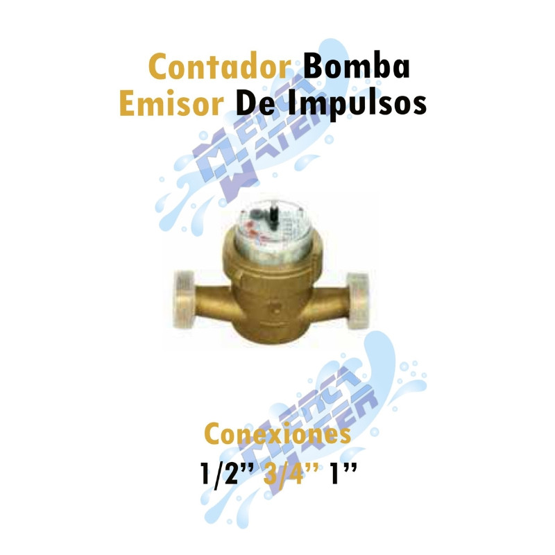 Contador emisor impulsos 1/2 - Aqua Energy Contador señal proporcional