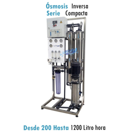 Ómosis industrial compacta 400 L/h