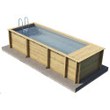 Piscina de madera maciza Pool'n Box