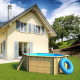 Piscina de madera maciza Tropic