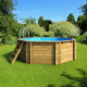 Piscina de madera maciza Weva OCTO