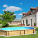 Piscina de madera maciza Weva OCTO