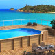 Piscina de madera maciza Weva OCTO
