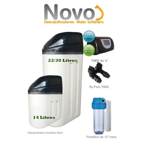 Descalcificador 22 litros Novo TM69 Bajo Consumo