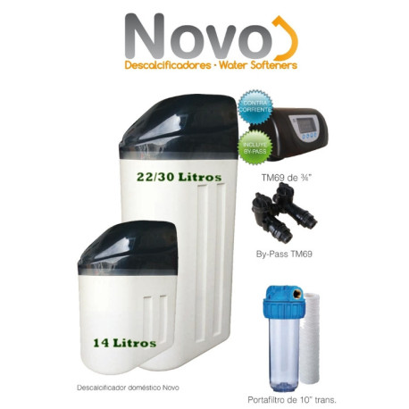 Descalcificador 35 litros Novo TM68 Bajo Consumo