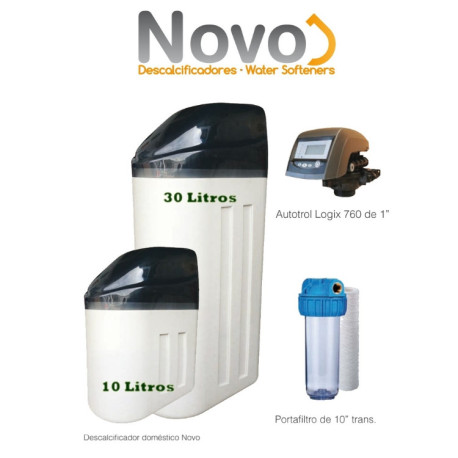 Descalcificador NOVO Logix 10 Litros.