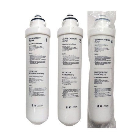 Kit de filtros Blue Glacial (sin membrana)
