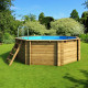 Piscina de madera maciza Tropic