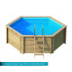 Piscina de madera maciza Tropic