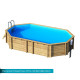 Piscina de madera maciza Tropic