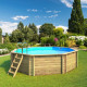 Piscina de madera maciza Tropic