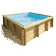 Piscina de madera maciza Tropic Junior