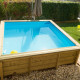 Piscina de madera maciza Tropic Junior