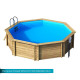 Piscina de madera maciza Weva OCTO