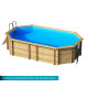 Piscina de madera maciza Weva OCTO