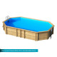 Piscina de madera maciza Weva OCTO