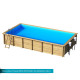 Piscina de madera maciza Weva RECTANGLE