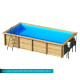 Piscina de madera maciza Weva RECTANGLE